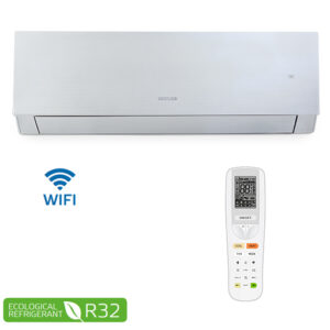 SIH-24BIMS (Silber) MARVIN Wand-Innengerät inkl. IR- und WiFi-Fernbedienung