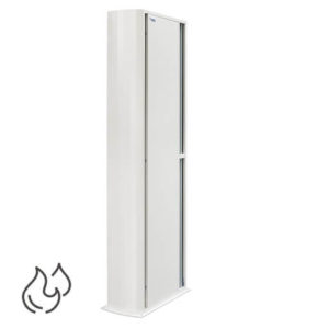 Premium 1-250W/V - stehender EC-Luftschleier mit Warmwasserheizregister 60/40 - inkl. Hand/Automatik-Steuerung