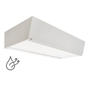 Superior XL 4-250W EC-Luftschleier mit Warmwasserheizregister 60/40 - inkl. Hand/Automatik-Steuerung