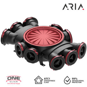 ARIA Verteilerbox 10x75 für Wohnraumlüftungs-Kanalsystem